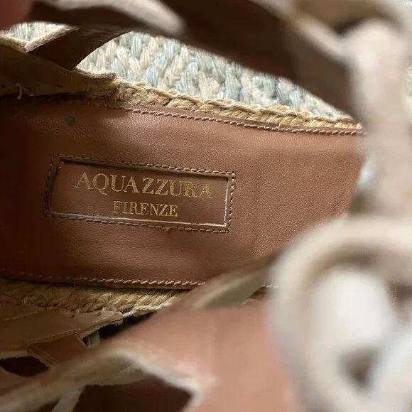 AQUAZZURA Belgravia Espadrilles, size 39.5 - Picture 4 of 12